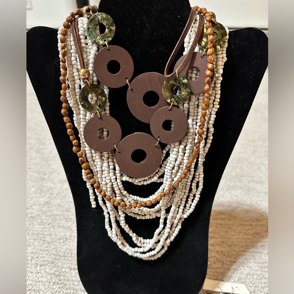 Wooden Bohemian Jewelry Bundle